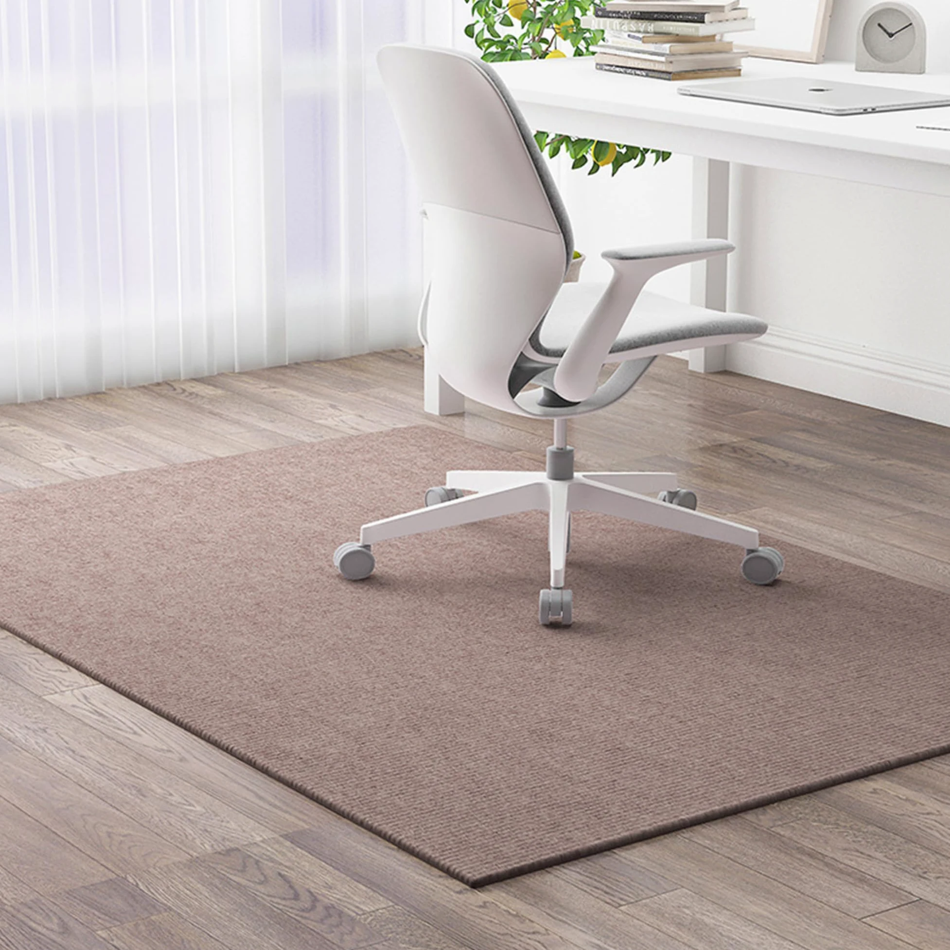 Tapis de chaise de bureau pour sols en bois dur - Antidérapant - Tapis de protection de sol dur - Tapis de chaise de bureau - Tapis de chaise d'ordinateur pour la maison et le bureau - 120 x