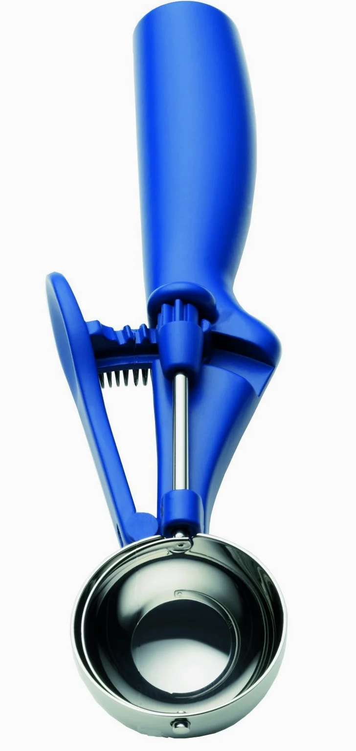 Stöckel Professional German Cuillère à glace avec levier de pouce D modèles 1.85" wide bleu
