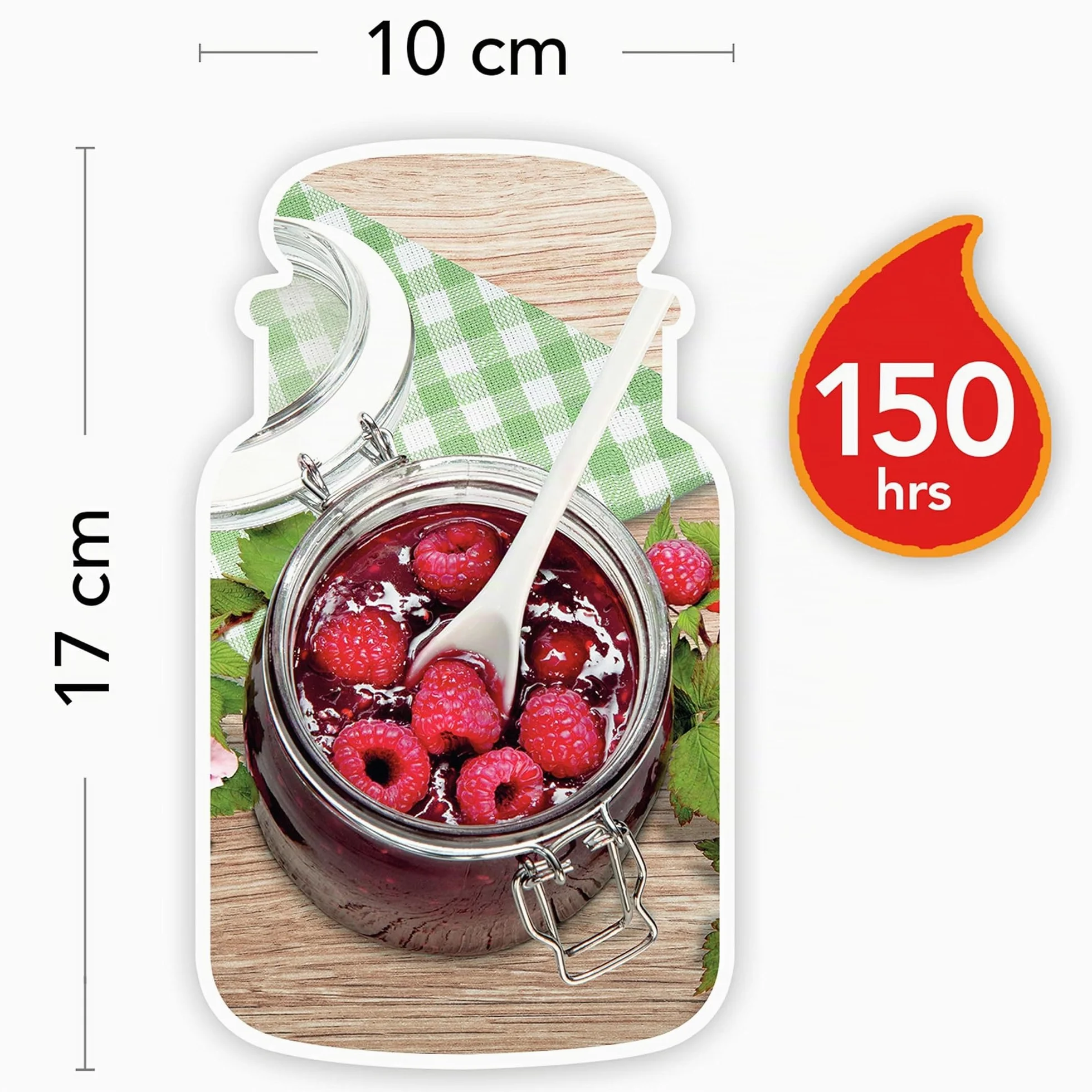 Yankee Candle bougie jarre parfumée | grande taille | Framboise rouge | jusqu’à 150 heures de combustion