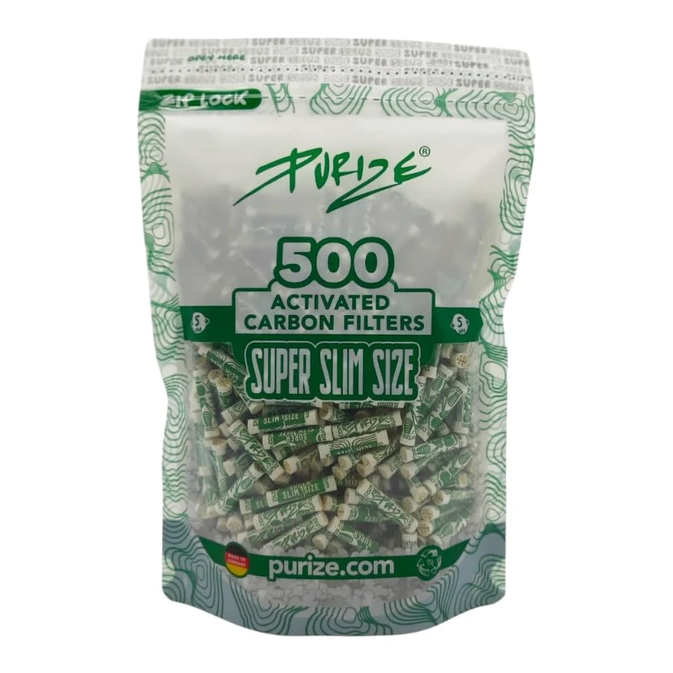 500 filtres à charbon actif PURIZE taille super fine