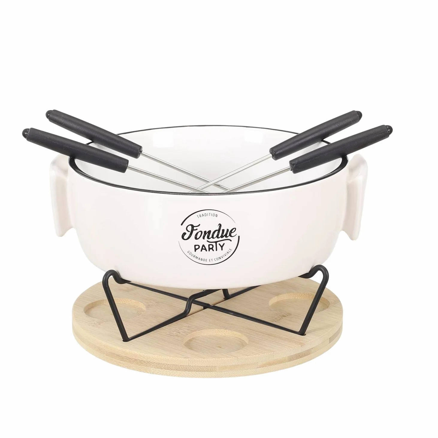 Appareil à Fondue 4 Personnes à la Bougies 1.2L