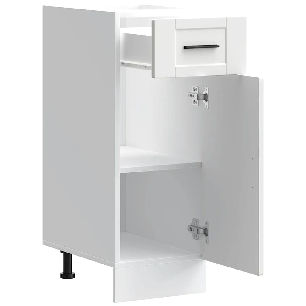 Armoire de cuisine Porto blanc bois d ingénierie