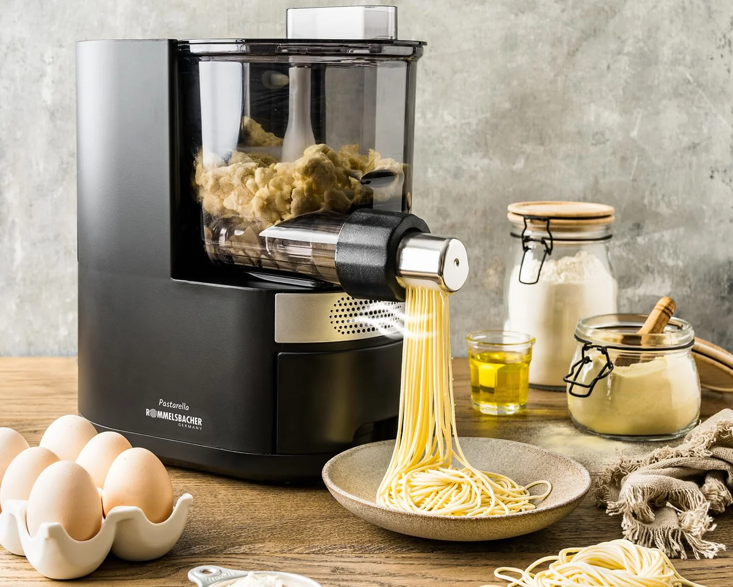 Rommelsbacher PM 220 Pastarella Machine à pâtes Plastique Noir