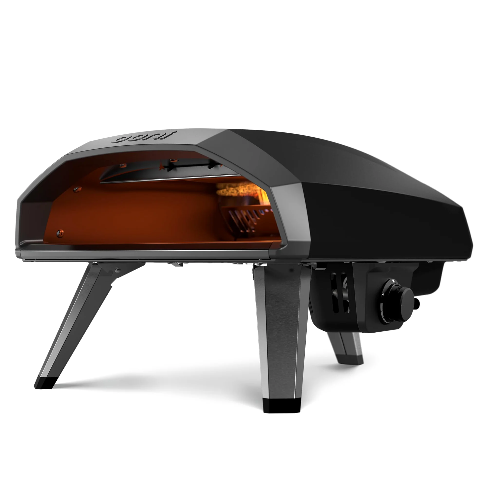 Ooni Koda 2 Four à Pizza au Gaz 14" – Noir Fonte – Four a Pizza Gaz Portable avec Technologie Gaz G2 – Compact et Puissant – Pizza Napolitaine en 60 Secondes – Four a pizza Ooni (FR 37mbar)