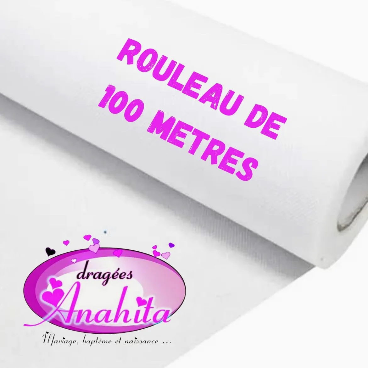 Fetez-Moi | Tenture Mariage 100 Mètres Blanche | Voilage Décoration Salle de Fêtes | Chic - Esthétique - Elégant - Raffiné | Plafond ou Mural | Déco Indispensable !