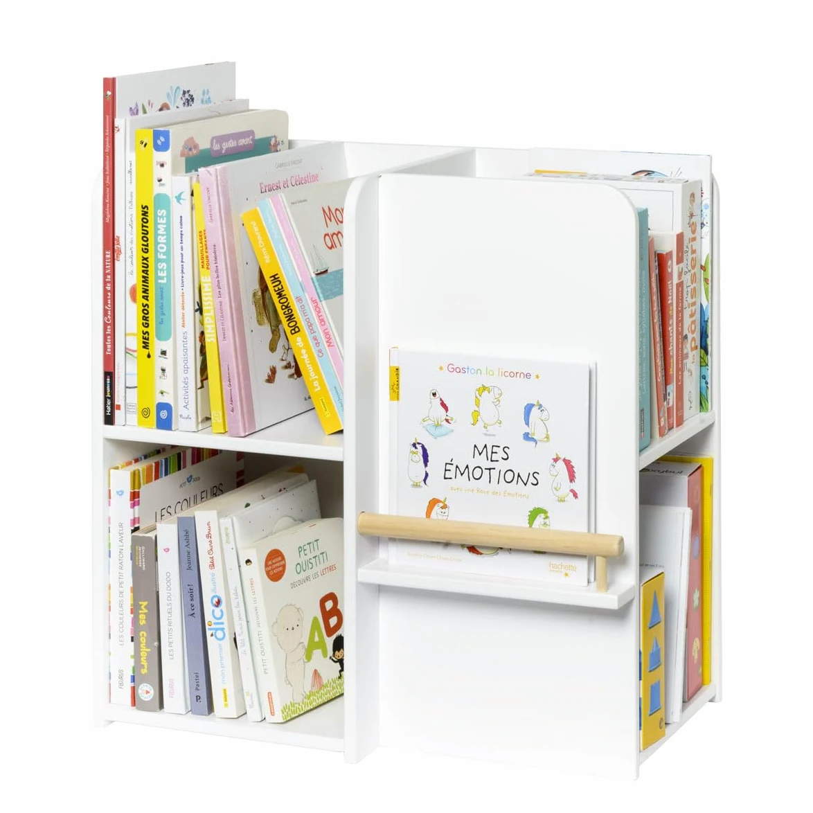 oxybul | Petite bibliothèque multifaces Blanc | 2 Ans - 12 Ans