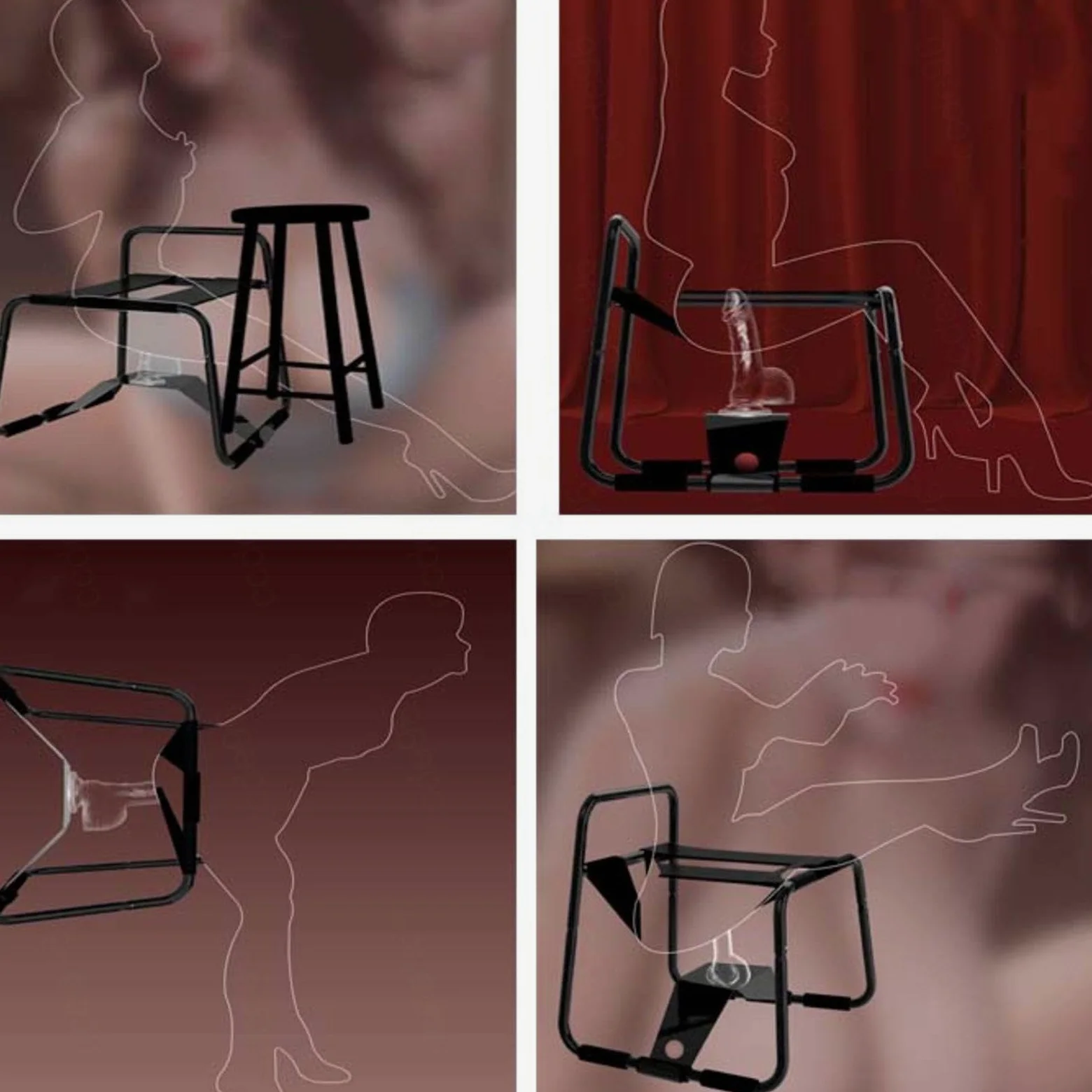 Les chaises sont polyvalentes Réglage Multi-Angle Imperméable et Facile à Nettoyer,Style7