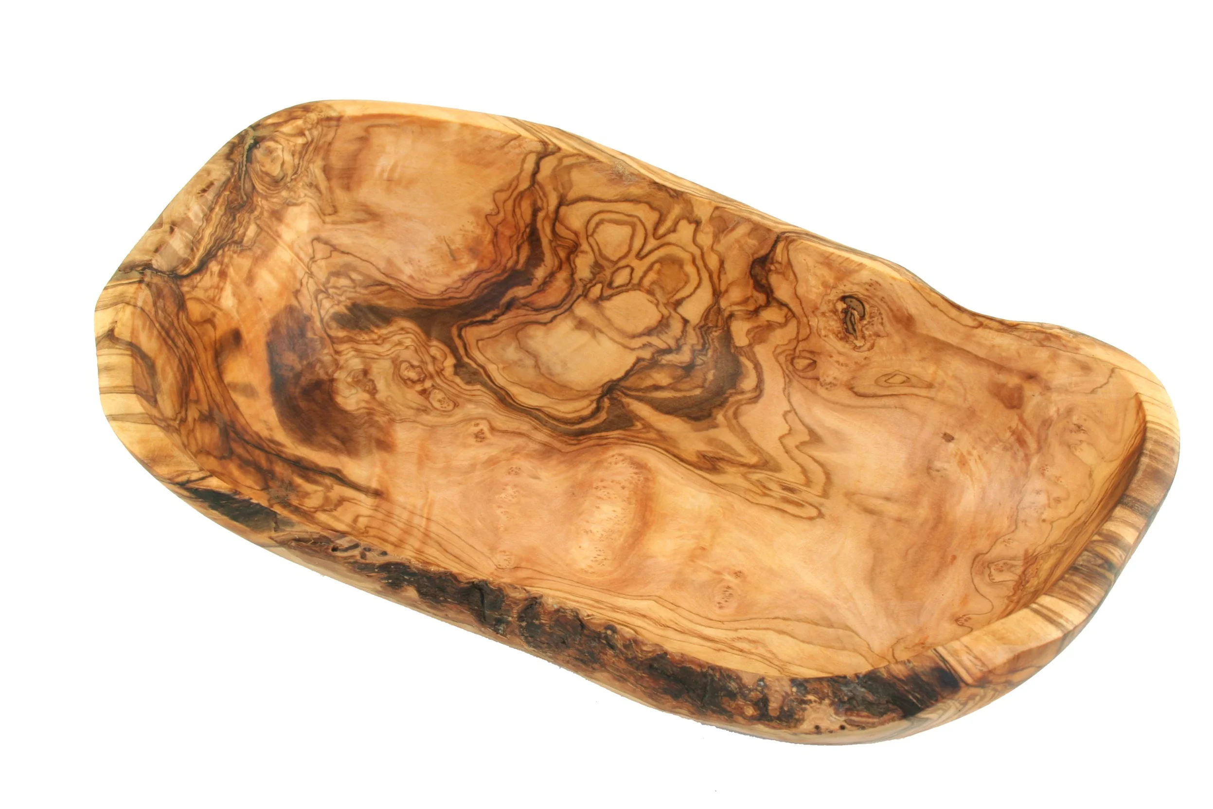 D.O.M. Die Olivenholz Manufaktur D.O.M. Bol ovale en bois d'olivier 32 cm
