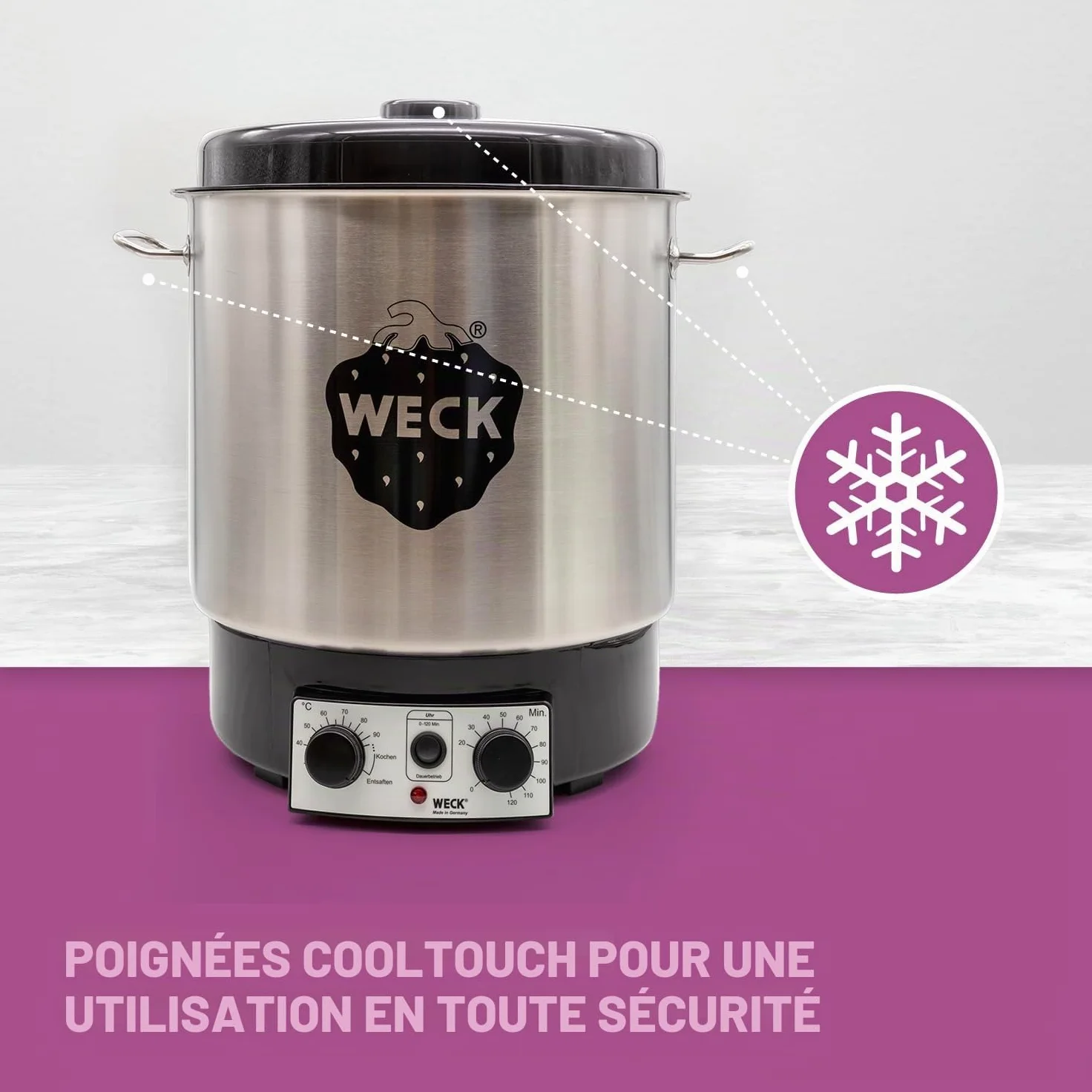 Weck, acier inoxydable