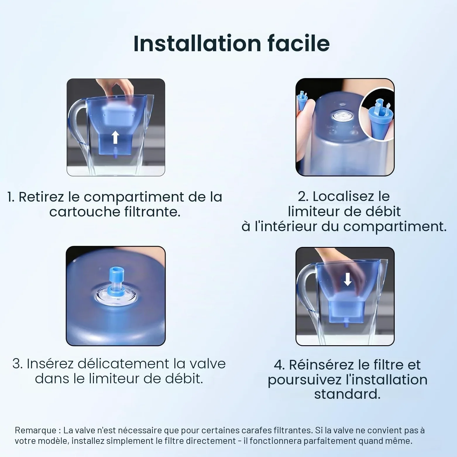 GLACIER FRESH Lot de 12 cartouches filtrantes | compatibles avec Brita Maxtra+, Style, Marella, Elemaris, XL, Fun