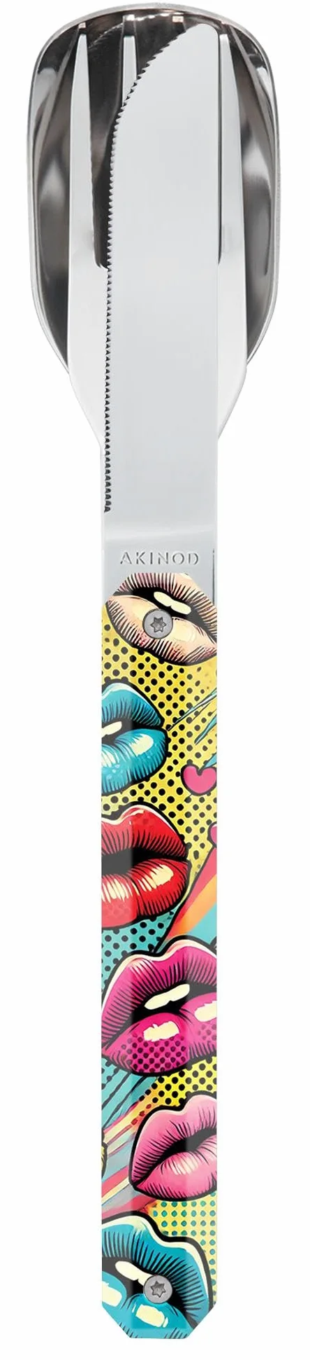 Akinod - Ensemble de couverts magnétiques - BISOUS