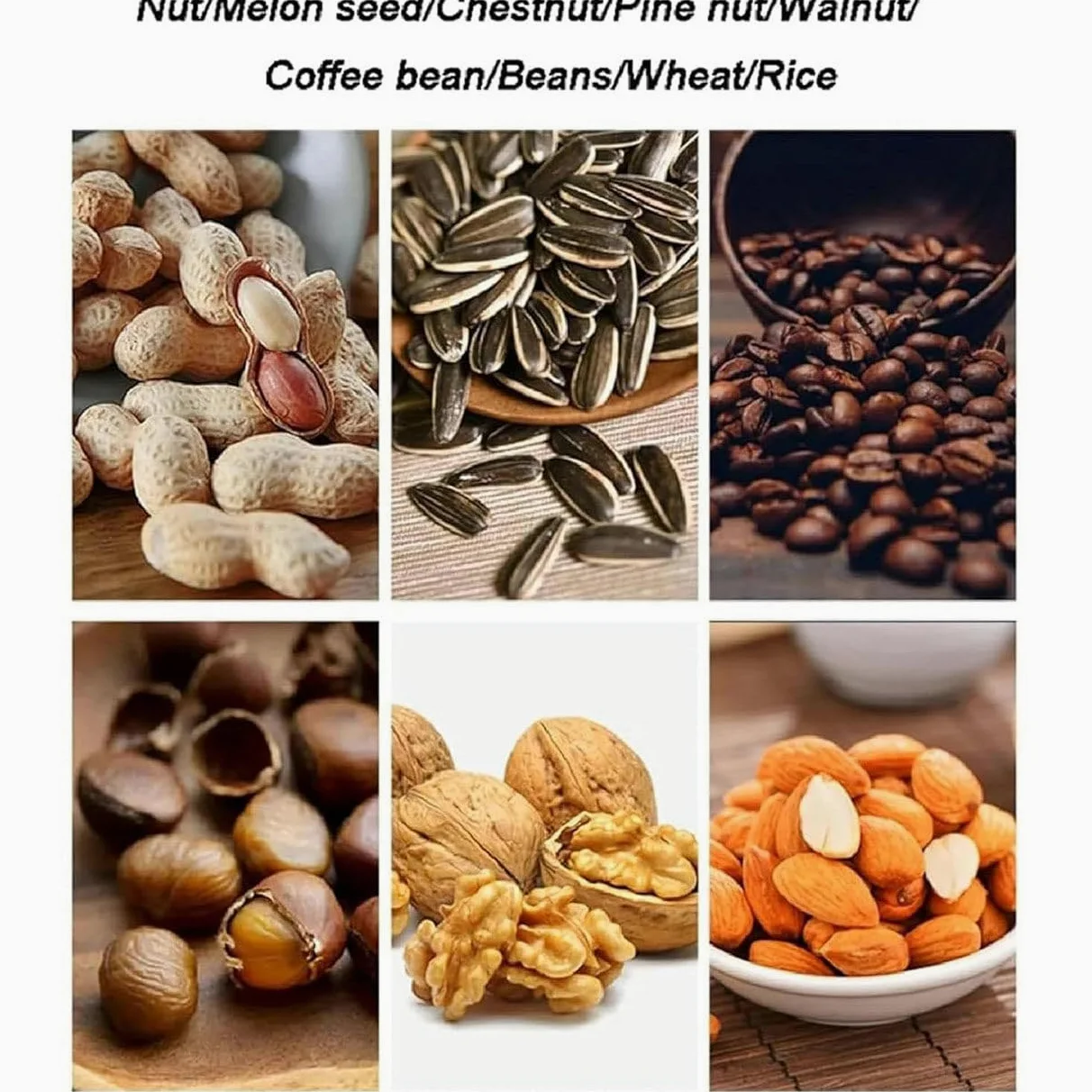 Torréfacteur De Café 1500 W, Torréfacteur électrique De Grains De Café, Torréfacteur en Acier Inoxydable 2 Kg avec Minuterie, pour La Cuisson du Café, Châtaigne, Cacahuètes Et Céréales