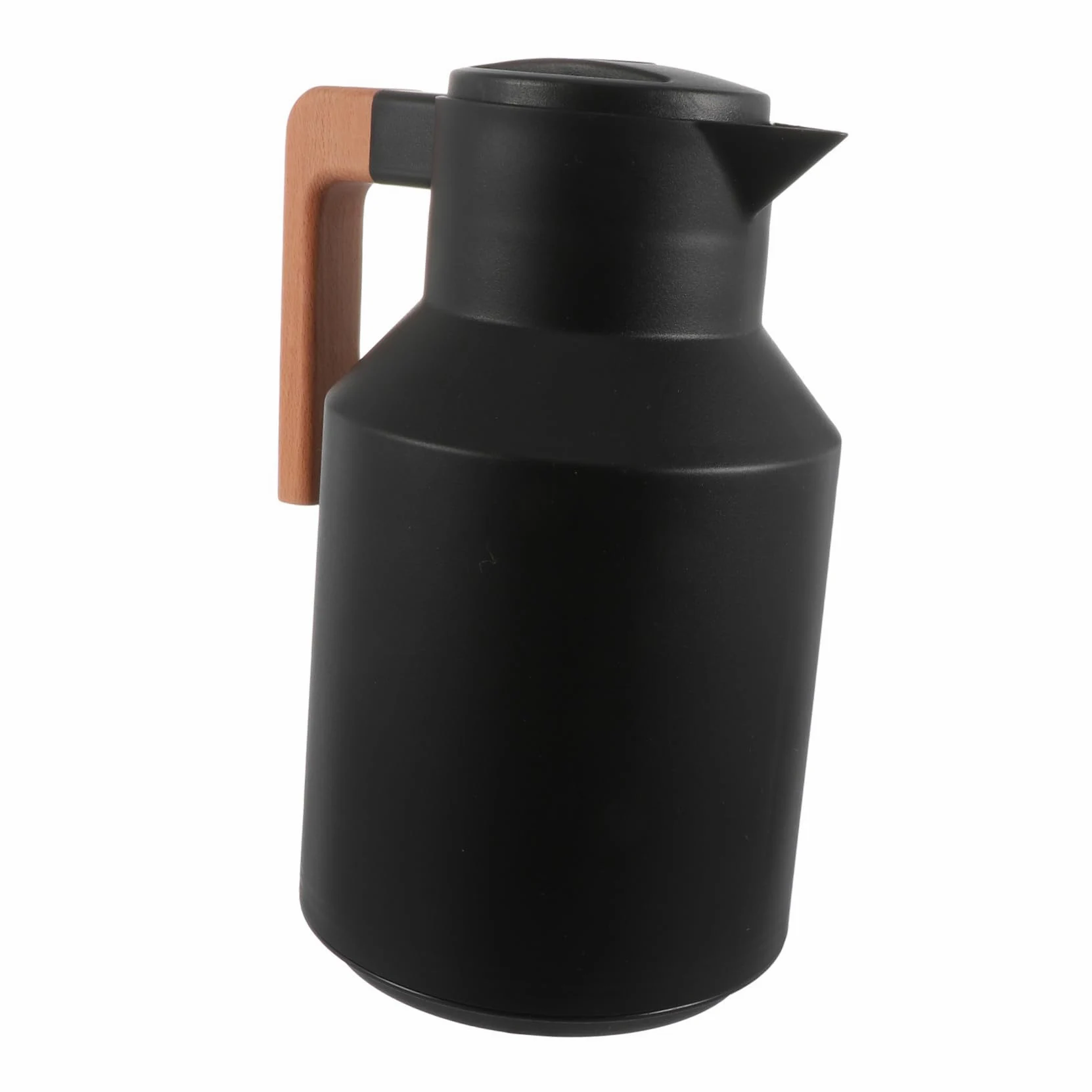 Bouilloire Thermique Domestique Bouteille à Double Paroi Chauffante Portable 1l Noir